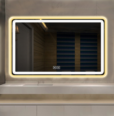 Custom Backlit Full Length Wall Hanging Mirror with LED Bathroom Light Glass Mirror