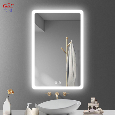 Modern Hello Kitty Fogless Shower Smart Makeup Portable Espejo Wall With Led Light Mirror