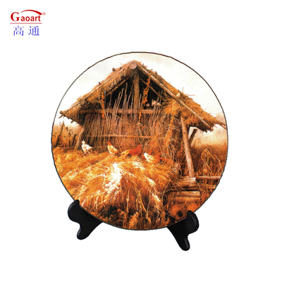 Round Tempered Float Glass Chopping Board for Kitchen Serving Tray in Customer Size