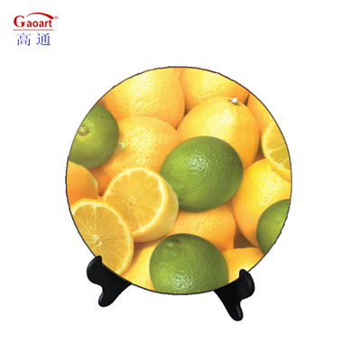 Round Tempered Float Glass Chopping Board for Kitchen Serving Tray in Customer Size