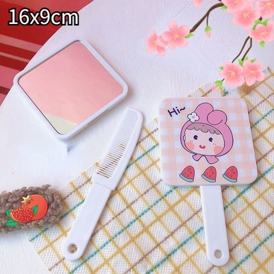 Customizable Makeup Compact for Everyday Mini Pocket Square Vanity Cosmetic Mirror