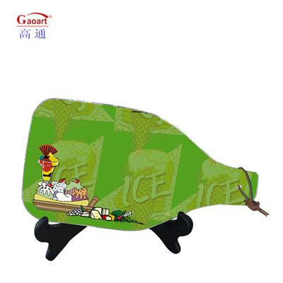 Customized Color Unbreakable Kitchen Square Tempered Glass Cutting Board for Cheese Slice
