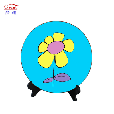 Customized Color Unbreakable Kitchen Square Tempered Glass Cutting Board for Cheese Slice