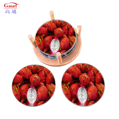 Green Tempered Cutting Board with Handle ALL-Season Table Decoration Accessories Type