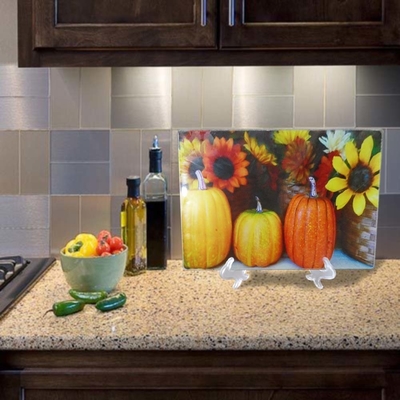 Unbreakable Square Tempered Glass Cutting Board Placemats for Glass Dining Table