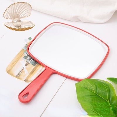 Top Fashion Make-Up Mini Vanity Dressing Square Makeup Little Espejo Small Mirror with LOGO