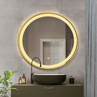 Large Decorative Glass Mirror Nordic Modern Bath Wall for Smart Fitness Mirror in Bathroom