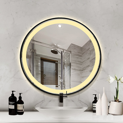 Large Decorative Glass Mirror Nordic Modern Bath Wall for Smart Fitness Mirror in Bathroom