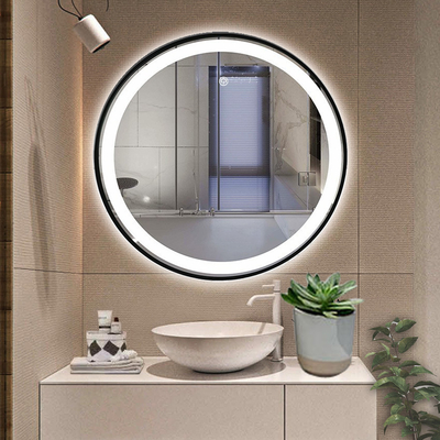 Large Decorative Glass Mirror Nordic Modern Bath Wall for Smart Fitness Mirror in Bathroom