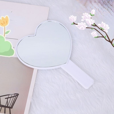 Compact Circle Cosmetic Make Up Petit Miroir Design Style Fashion Plastic Glass Mirror