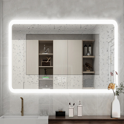Large Black Bedroom LED Mirror Station for Full Size Bathroom Decoration in Hotel Product