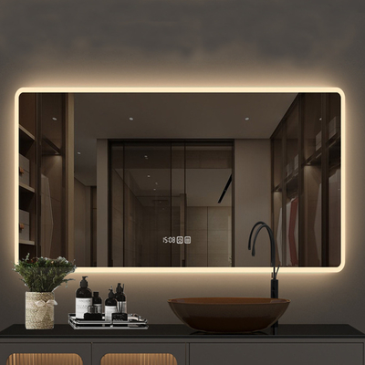 Large Black Bedroom LED Mirror Station for Full Size Bathroom Decoration in Hotel Product