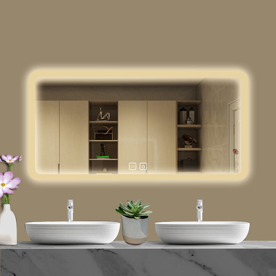 Large Black Bedroom LED Mirror Station for Full Size Bathroom Decoration in Hotel Product