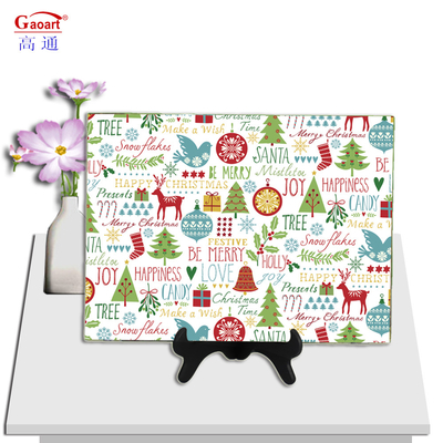 All-Season Kitchen Tool Custom Tempered Glass Cutting Board for Vegetables and Cheese