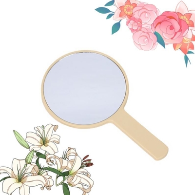 Everyday Cosmetic Table Mini Pocket Makeup Circle Mirror Customizable Logo and Cute Design