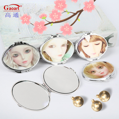 Portable Compact Vanity Mini Make Up Mirror for Convenient Dressing and Makeup