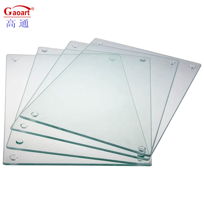 Kitchen Accessories Toughened Square Tempered Glass Cheese Cutting Board for All-Season