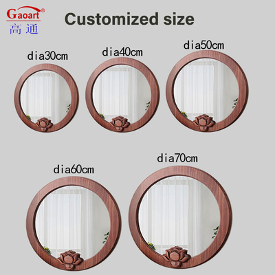 Full Length Arch Rustic Framed Wall Home Decor Wooden Frame For Floor Length Mirror