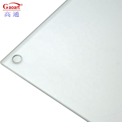 Kitchen Accessories Toughened Square Tempered Glass Cheese Cutting Board for All-Season