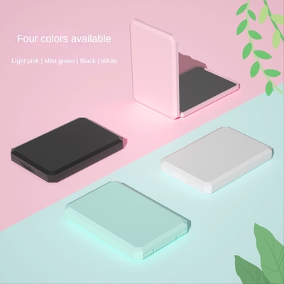 Adjustable Compact Lady Dressing Mirror with Heart-Shaped LED Light and Custom Design