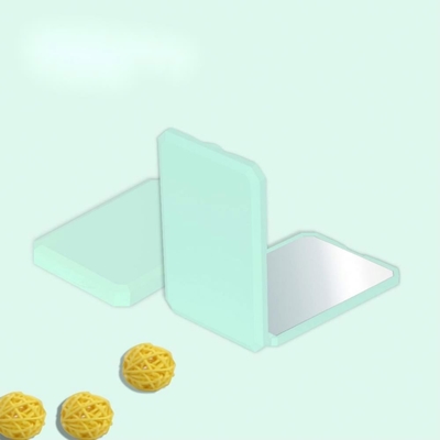 Adjustable Compact Lady Dressing Mirror with Heart-Shaped LED Light and Custom Design