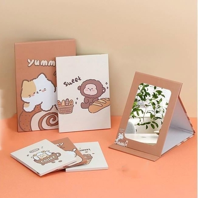 Modern Style Square Pocket Circle Compact Mini Cosmetic Mirror for Everyday Occasions