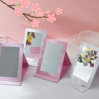 Mini Compact Makeup Square Pocket Circle Dressing Vanity with Logo Mirror Custom Logo