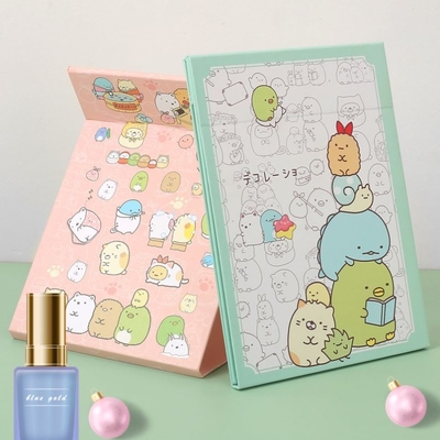 Custom Pocket Small Cosmetic Table Heart Shaped Mirror Packing method OPP bag Make-Up