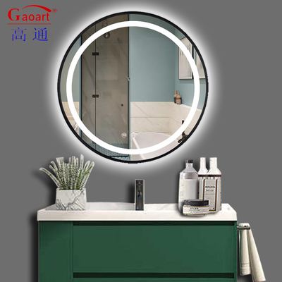 Touch Switch LED Illuminated Mirror for Fogless Showers and Wall Mounting Makeup