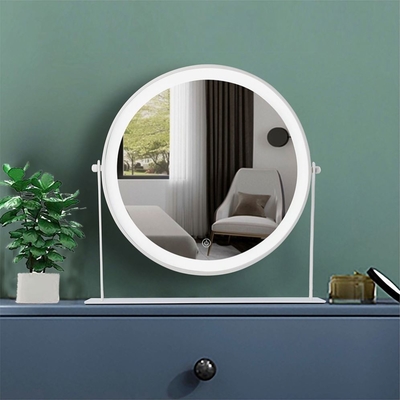 Compact Handheld LED Cosmetic Vanity Dressing Mirror For Makeup Individual Carton Packing