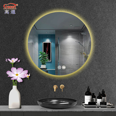 Smart Led Touch Switch Bathroom Mirror with Antifog Function and Modern Glass Mirror