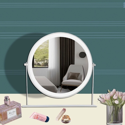 Girl Compact Lady Dressing Cosmetic Table with LED Light Mirror Ideal and Home Decor