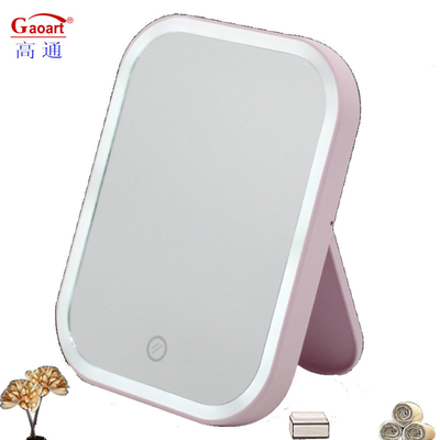 18x13.5cm LED Light Mirror Vanity Make Up Compact for House Decor in Modern Design
