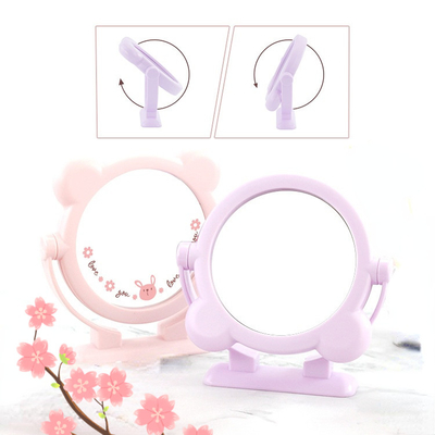 Modern Standing Desktop Vanity Portable Makeup Mirror for Yea Processing Customization