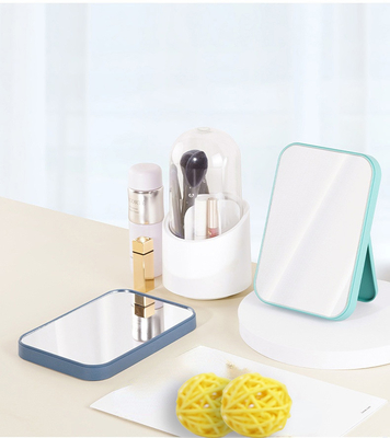 Standing Portable Makeup Mirror and Bathroom Vanity Table with Compact Design