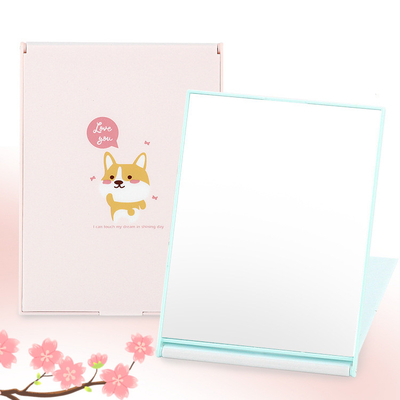 Standing Top Small Desktop Make-Up Travel Cosmetic Mirror The Listing Make Up Table