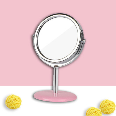 Small Travel Cosmetic Desktop Table Make Up Top Standing Mirror with Custom Packing