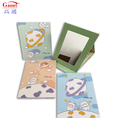Coated Paper and Glass Mirror The Ideal Combination for a Cute Folding Makeup Mirror