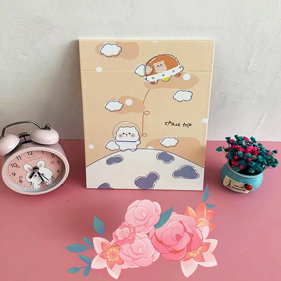 Coated Paper and Glass Mirror The Ideal Combination for a Cute Folding Makeup Mirror