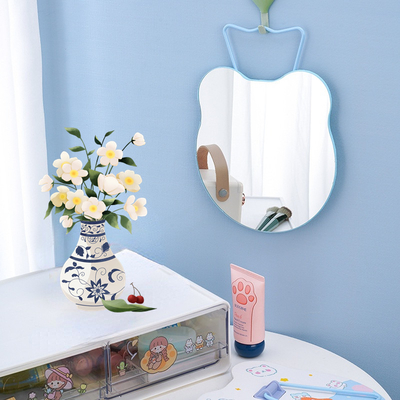 Customizable Lighted Pocket Mirror for Little Lady's Dressing and Makeup Touch-Ups