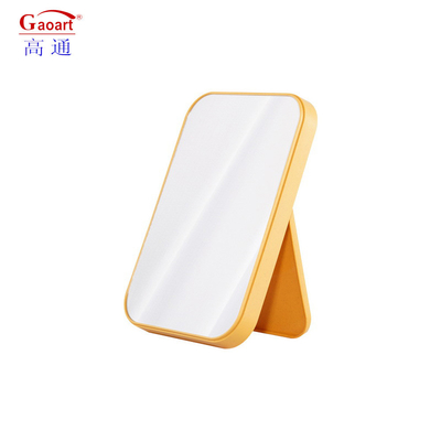 Mini Circle Lady Leather Cosmetic Mirror Customized Logo and Design for Wall Hanging