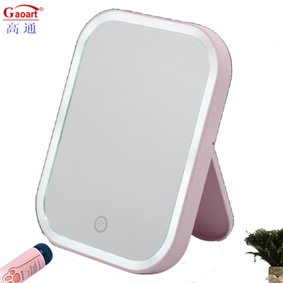 Adjustable LED Lighted Makeup Mirror for Compact and Convenient Home Vanity