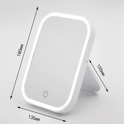 Get Ready Anytime Anywhere with this Convenient Handheld Travel Cosmetic Light Mirror