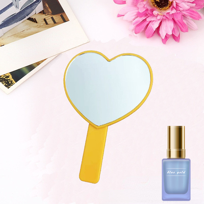 Every Day Cosmetic Travel Cute Make Up Vanity Pocket Large Small Handheld Makeup Custom Mini Hand Held Mirror With Handle