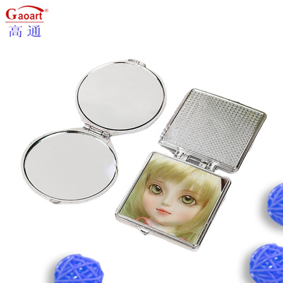 Compact Little Petit Heart Shaped Mini Makeup Mirrors With Logo Custom and Portable