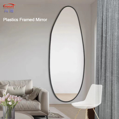 Large Iron Bathroom Wall Metal Framed Modern Decor With Glass Mirror And Gold Frame