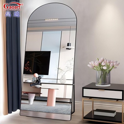 Full Length Body Salon Standing Sticker Mirror for Living Room in Bathroom Wall Decor