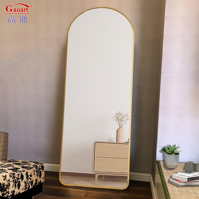 Customized Size Bathroom Full Body Length Wall Standing Mirror for Large Barber Stand