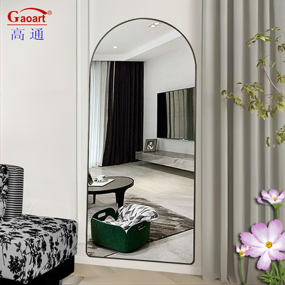 Large Bedroom Mirror Glass Floor Mirror for Entrance Hall and Bathroom Makeup Station