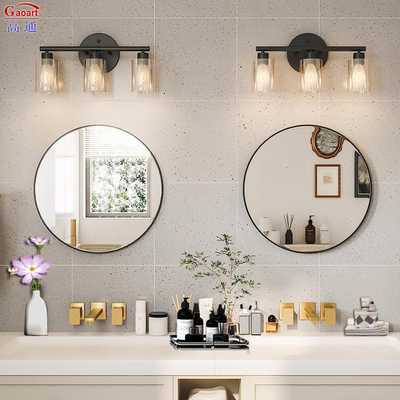 Huge Hotel Hair Station Funky Toilet Full Length Salon Sticker Round Mirror Wall Decor